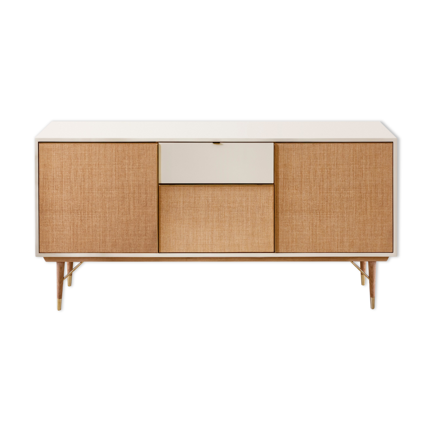 Enfilade Capri natural fiber ivory Red Edition