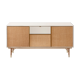 Enfilade Capri natural fiber ivory Red Edition