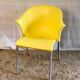 Yellow chair "blablabla" by Marc Maran for Parri A.&CO, end XXth