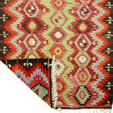 Anatolian handmade kilim rug 314 cm x 162 cm