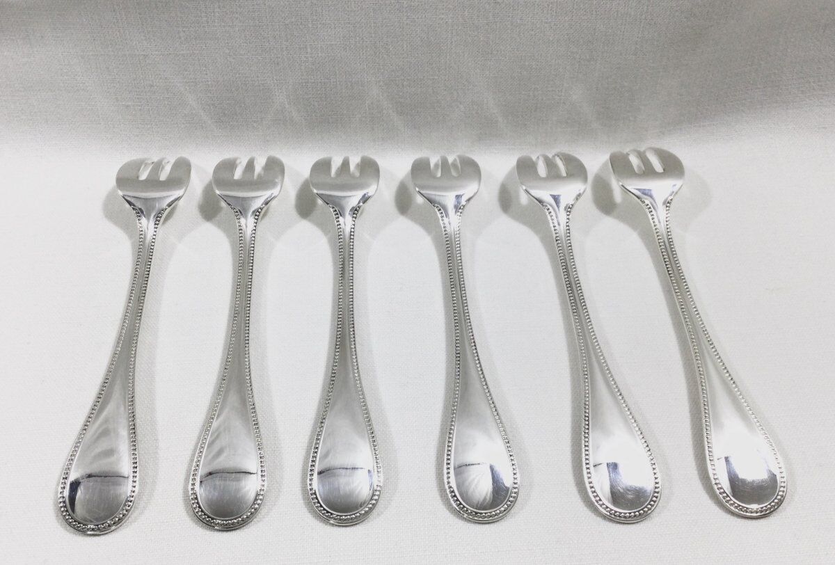 Pearl oyster forks, Christofle