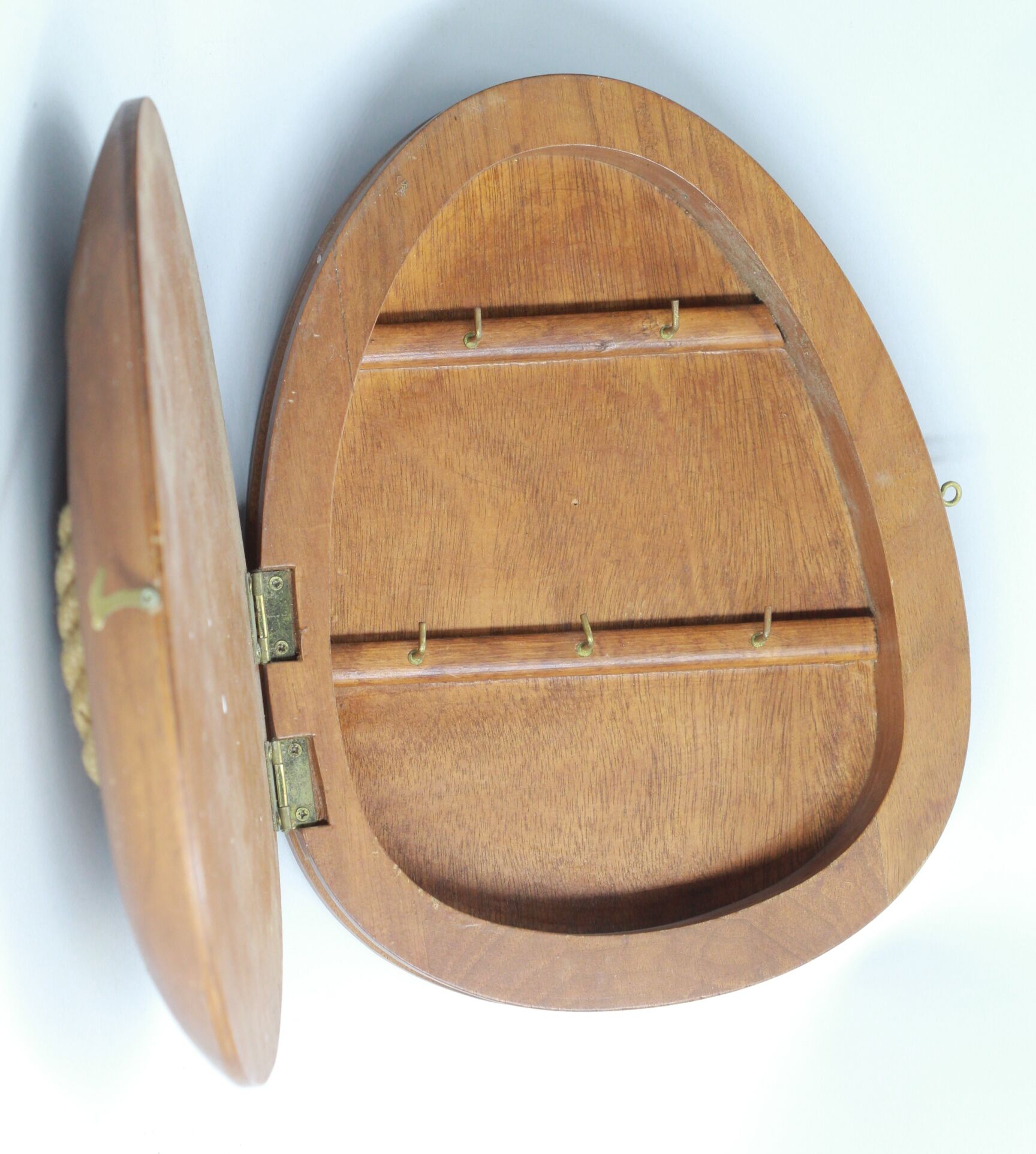 Marine wood key box
