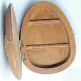 Marine wood key box