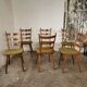 Set of 6 vintage Hiller bar chairs from the 60s