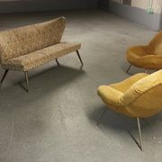 Canapé sofa cocktail années 50 sculptural
