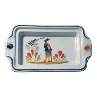 Quimper butter dish