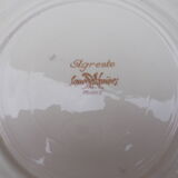 Lot of 5 flat plates Sarreguemines agreste models
