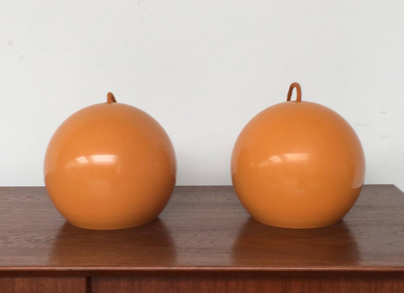 Topan pendant lamps by Verner Panton for Louis Poulsen, 1970s, set of 2