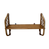 Rattan shelf