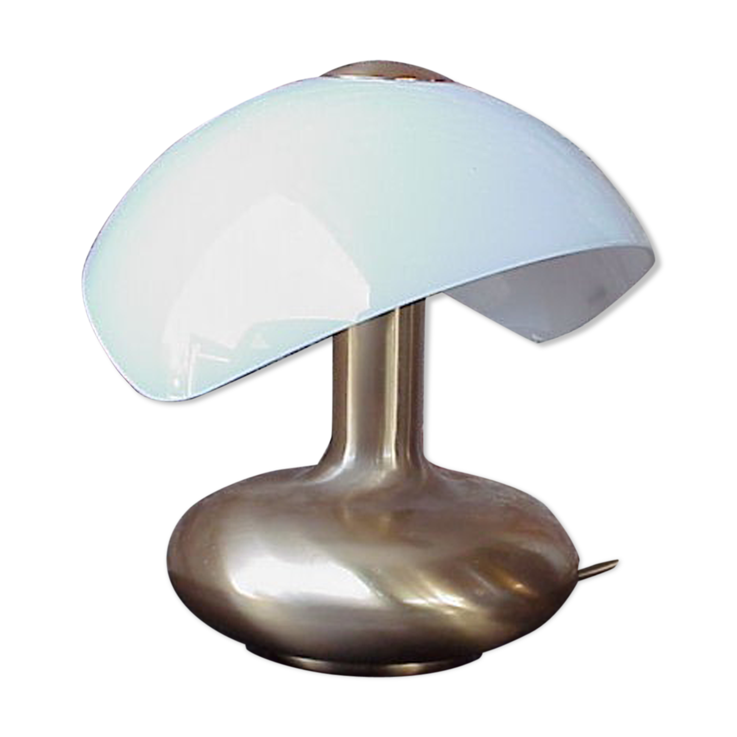 Lamp in brass and glass Veart Venice Italy '70s