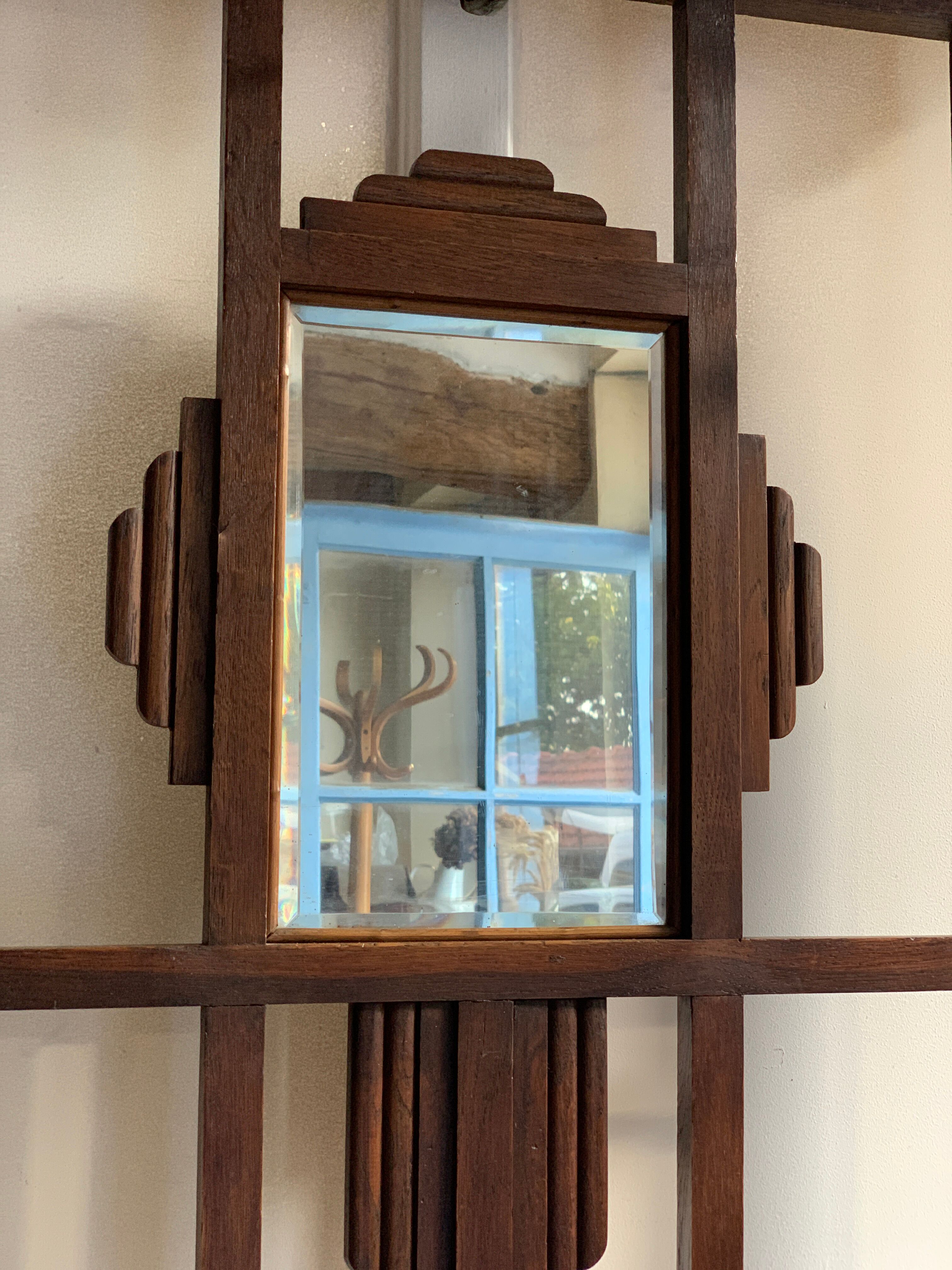 Art Deco cloakroom coat rack