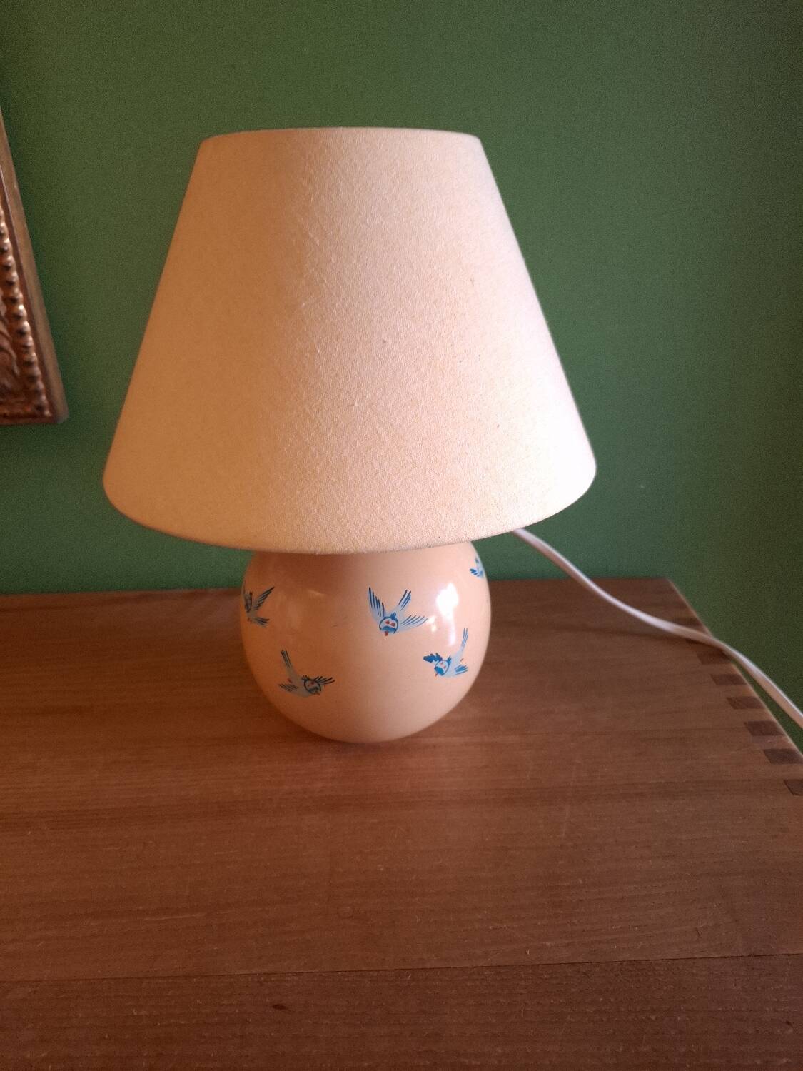 Vintage lamp, Mathias children's bedroom