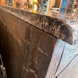 Bressan style hunting sideboard, marble top, 19th century