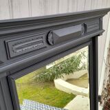 Beveled trumeau mirror