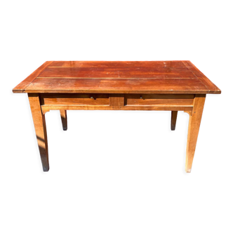 Sliding drawer farm table