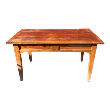 Table de ferme tiroir coulissant