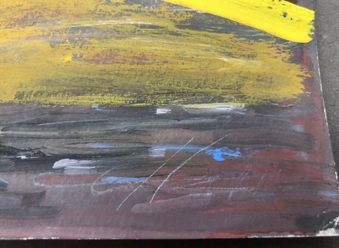 Painting modern landscape painting