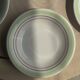 Set of 12 green and pink Italian plates