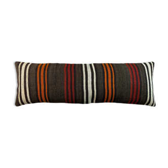 Vintage turkish kilim cushion cover, 120 x 40 cm