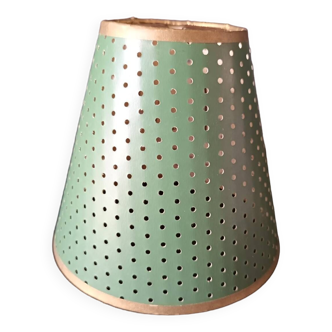 Perforated clip-on lampshade