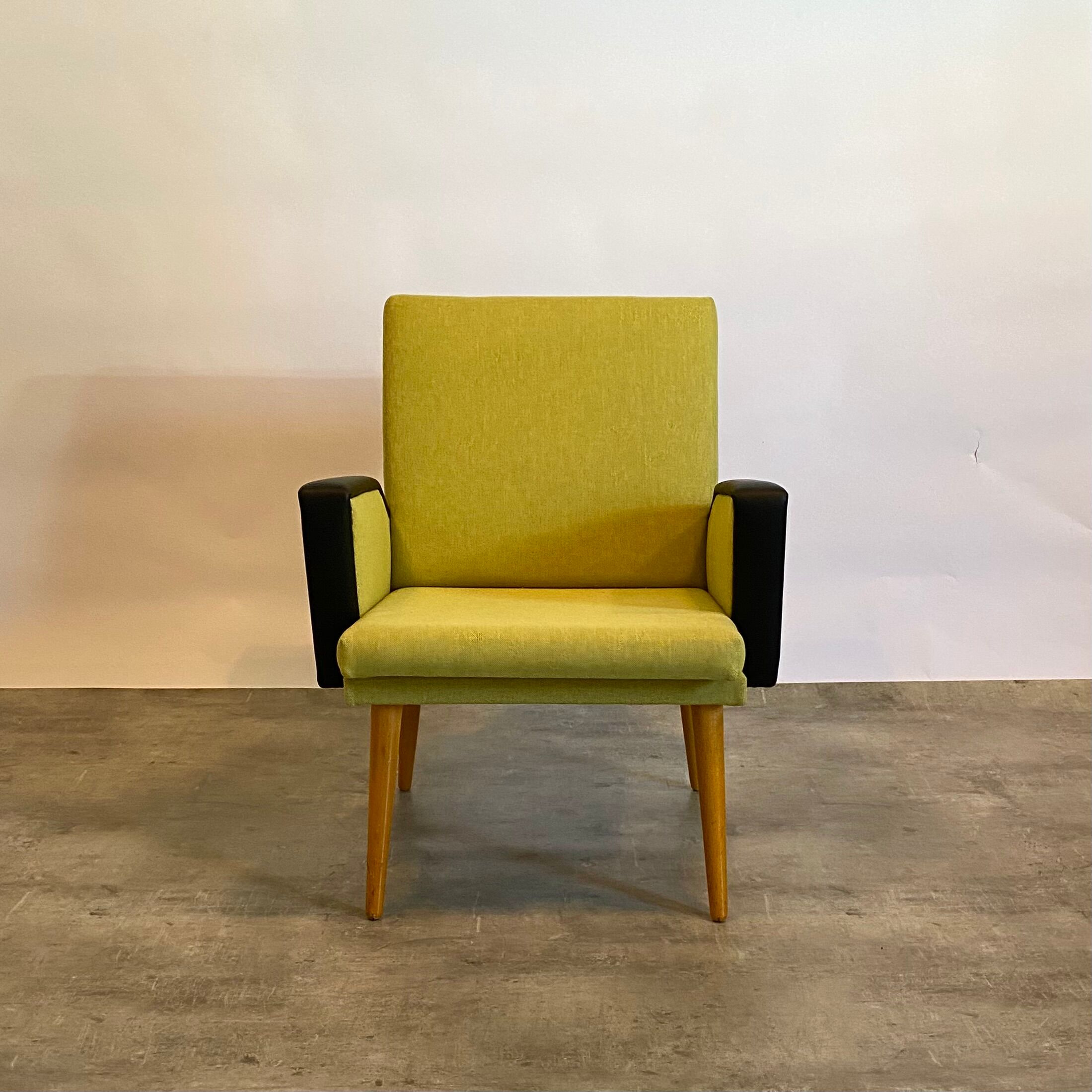 Vintage set Space Age sofa and two chairs for Drevopodnik Brno