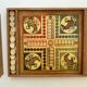 Plateau de jeu vintage petits chevaux et dames