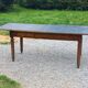 Farmhouse table, late 19th/early 20th century, 6 drawers, slate top 2