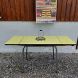 Yellow formica table