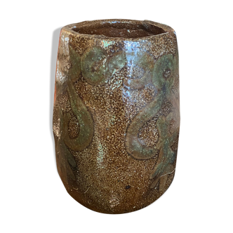 Brutalist ceramic pitcher