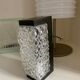 Wall lamp RZB Leuchten textured molded glass and vintage bakelite