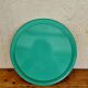 Plateau vintage turquoise décor floral champêtre