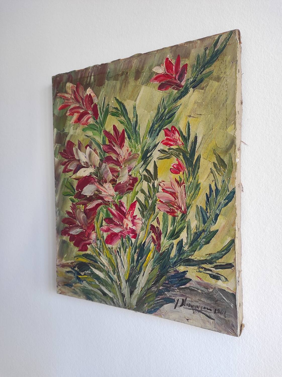 Oil painting by "Jacques Nieuwjaer", 1968