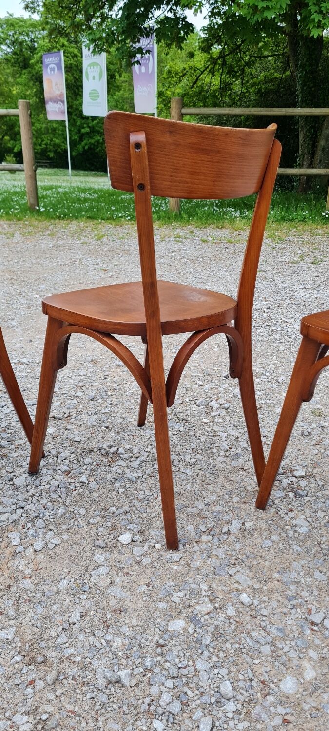 Set of 4 Baumann bistro chairs