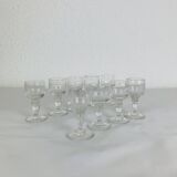 9 Baccarat liqueur glasses, Renaissance model