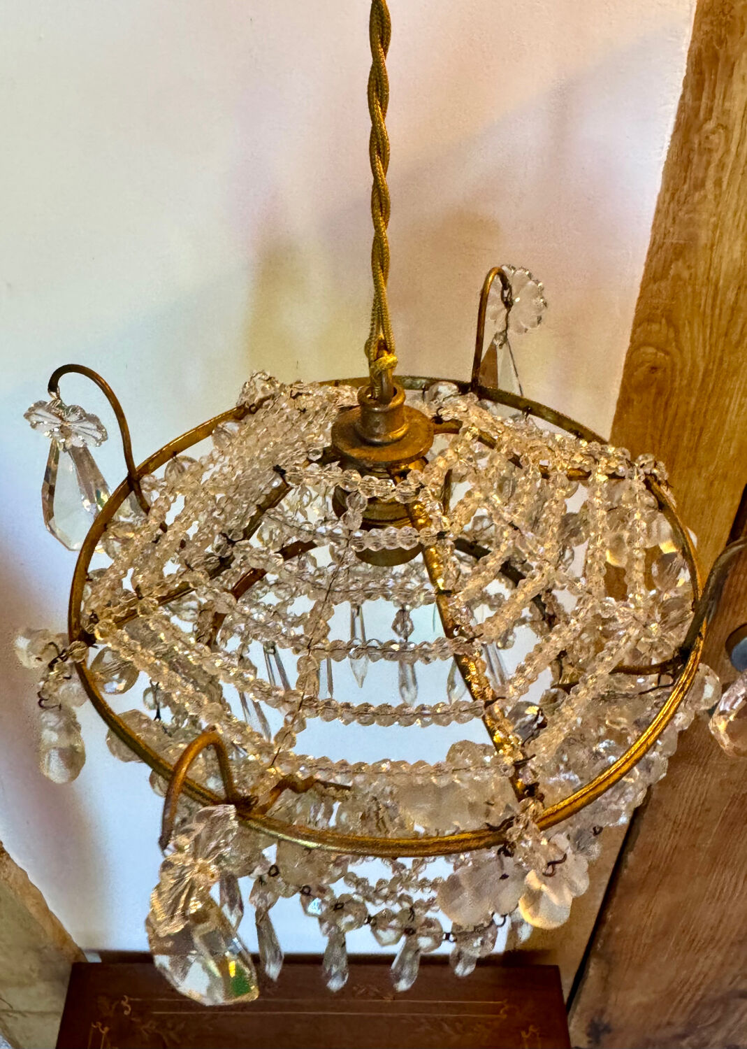 Antique chandelier from the 1930s