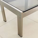 Tau square coffee table by Gae Aulenti, edition Rinascente Italy 1970s