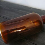Amber drug bottle