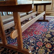 Old refectory table in solid oak, 17th–18th century