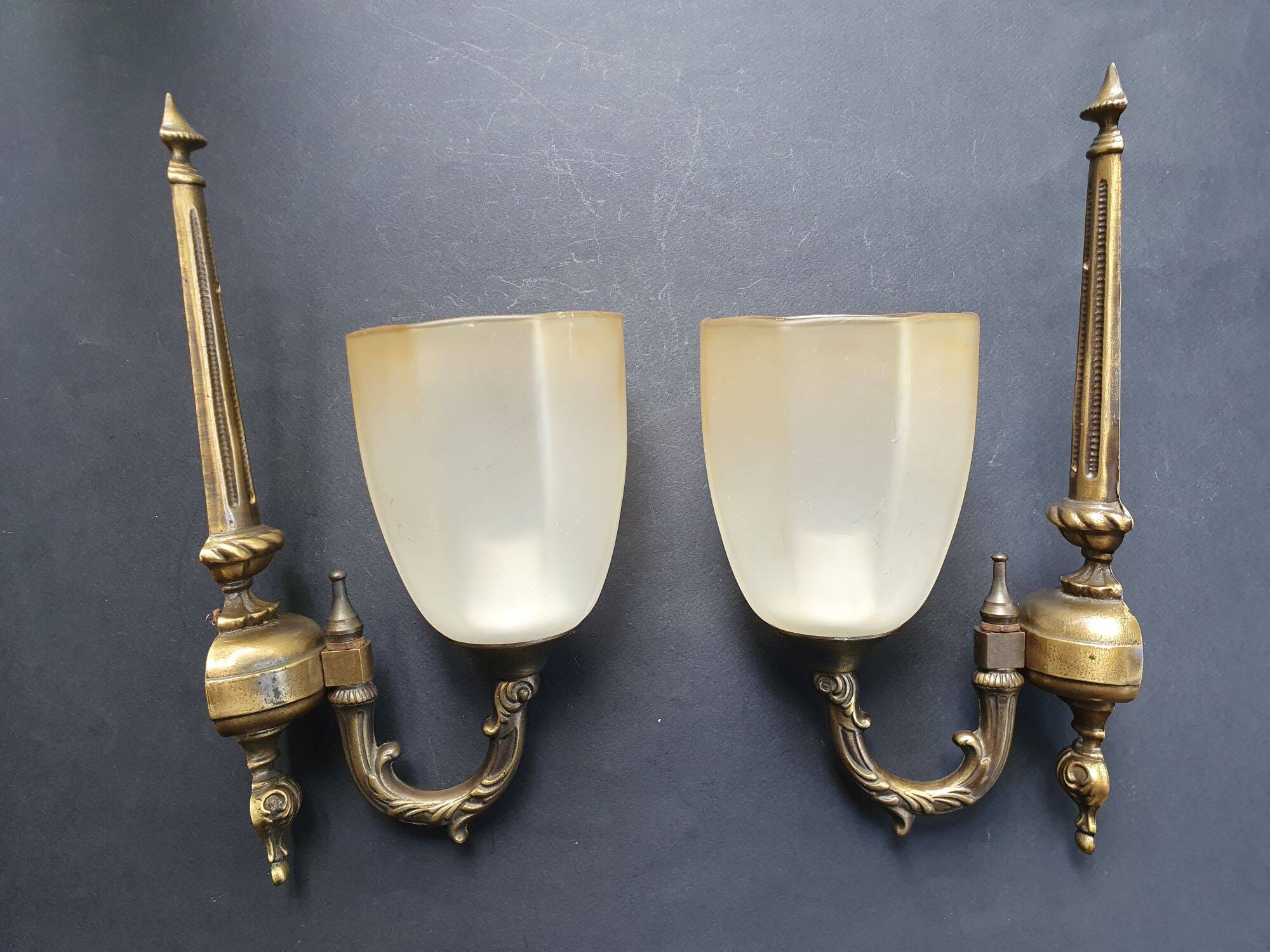 Pair of Art Deco wall sconces