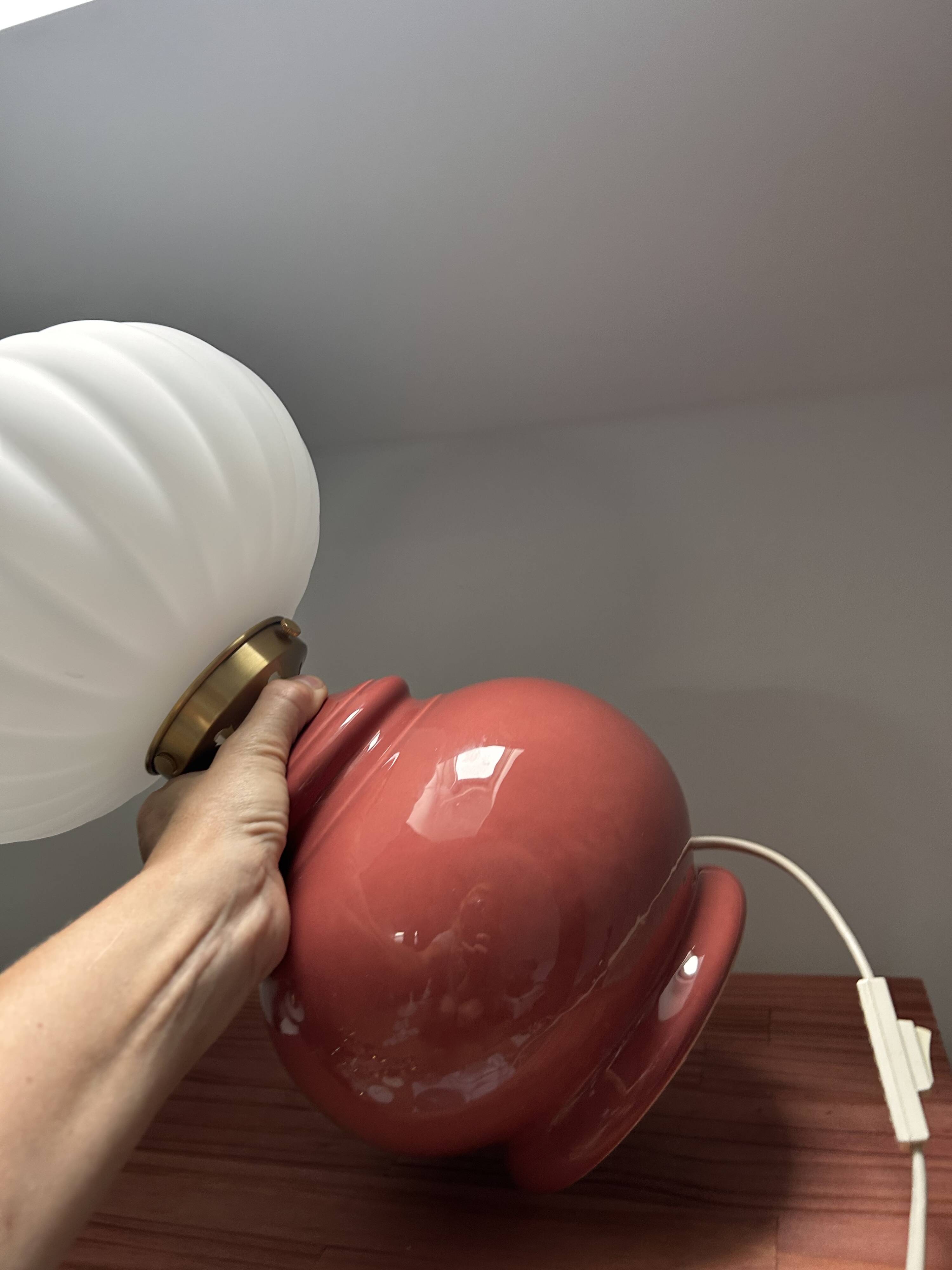 Lampe vintage globe