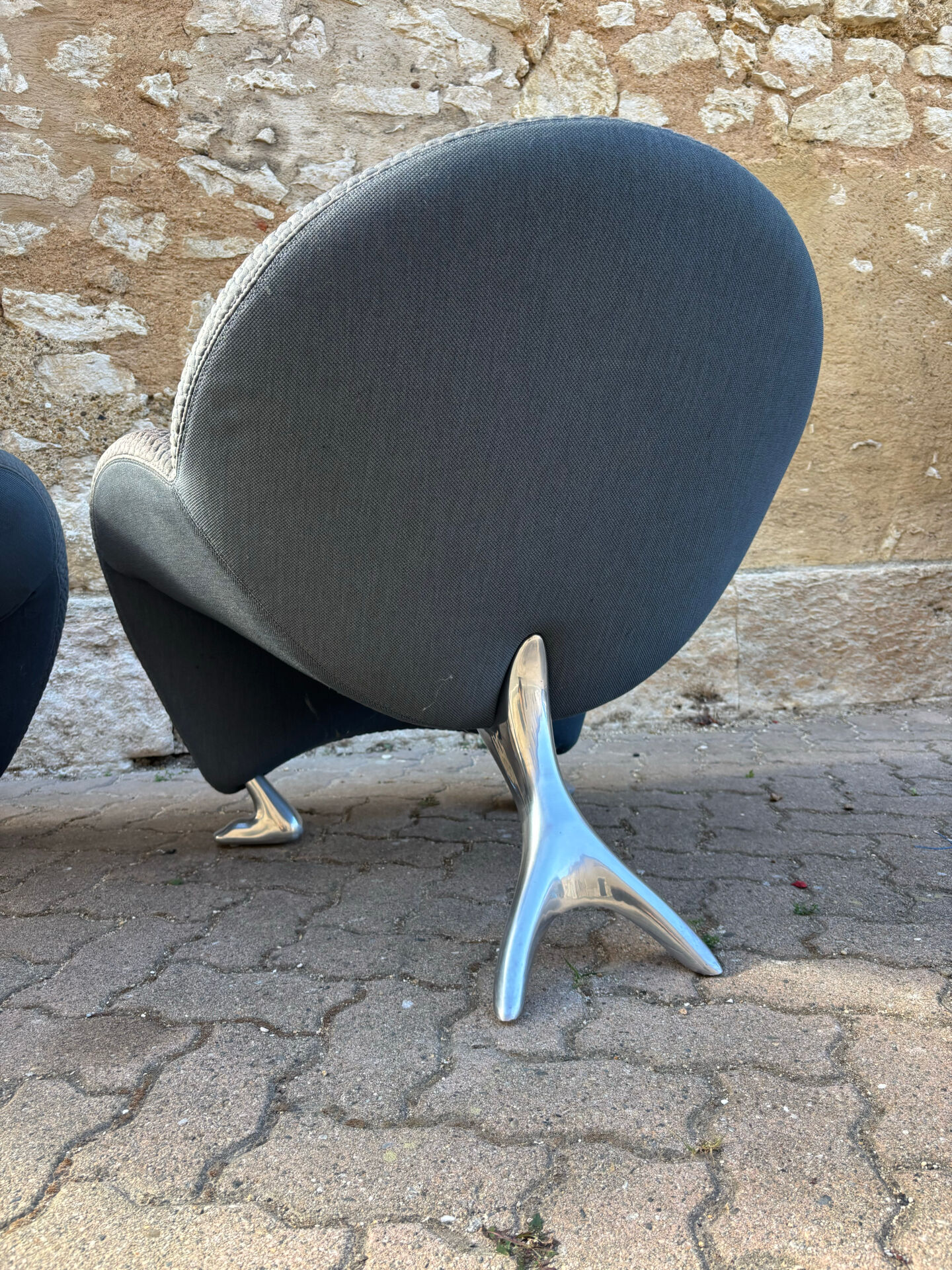 Pair of design armchairs Papageno Jan Armgardt Leolux