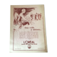 Publicité vintage à encadrer l’oreal