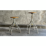 Pair of BAO workshop stools, 1950s