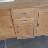 Solid oak row from the 50s