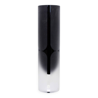 Black Murano glass vase