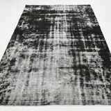 Black & gray antique handmade Turkish rug 259x175cm