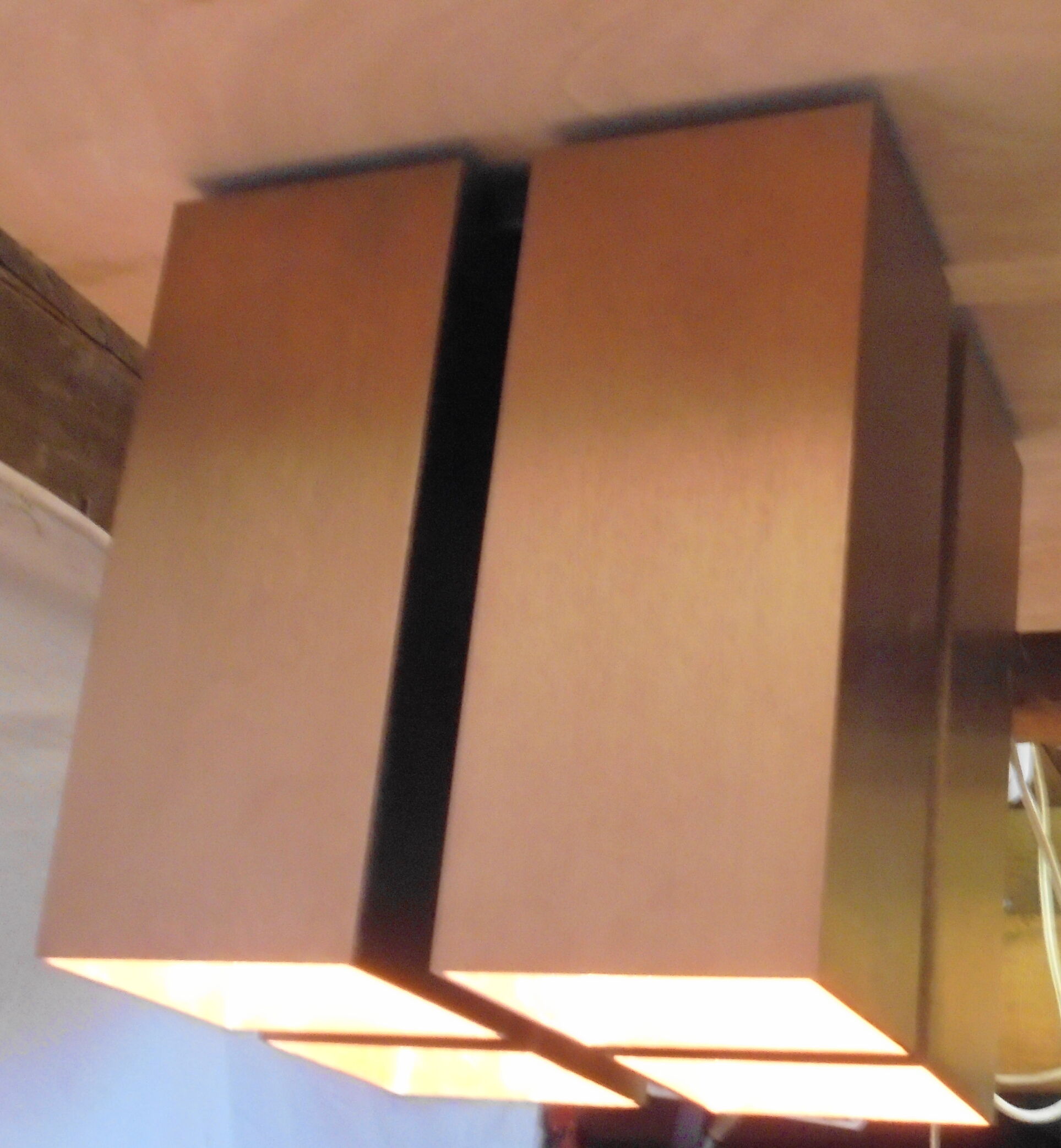 Raak ceiling lamp 4 burners, 70s