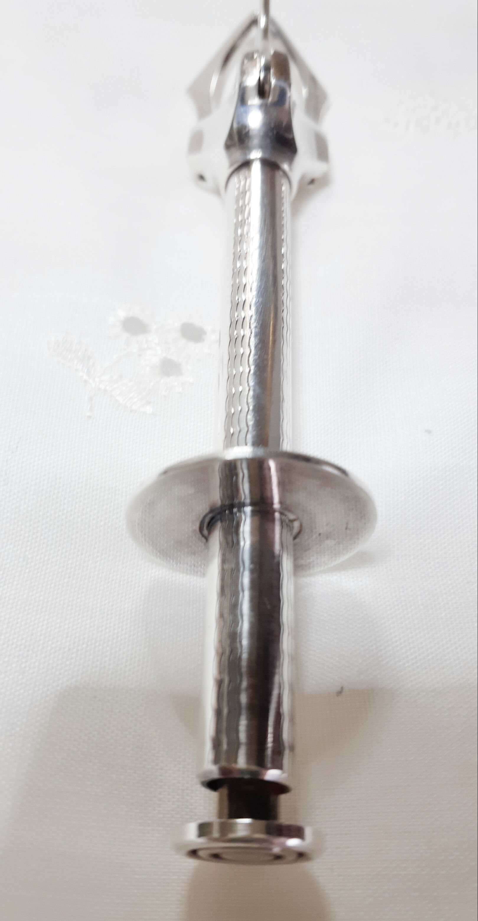 Christofle silver metal 3-claw sugar tongs , Gallia model