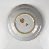 Set de 2 plats en céramique peint à la main motif fleurs