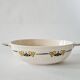 Old oval dish / vegetable dish in ironstone - "Renée" Art Deco model